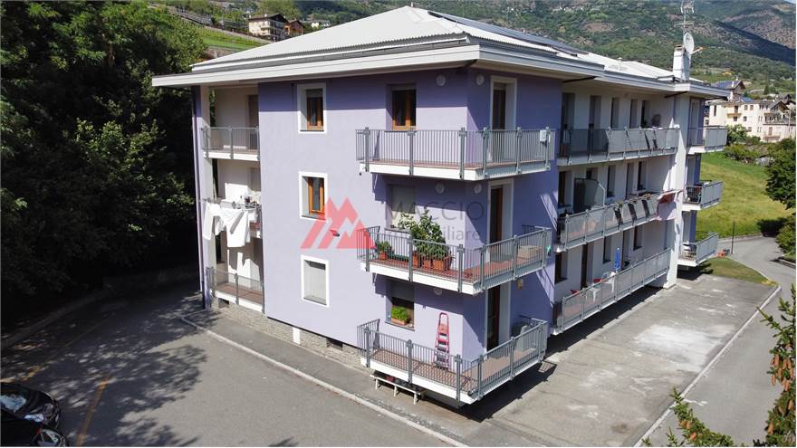 prospetto sud ovest con balcone